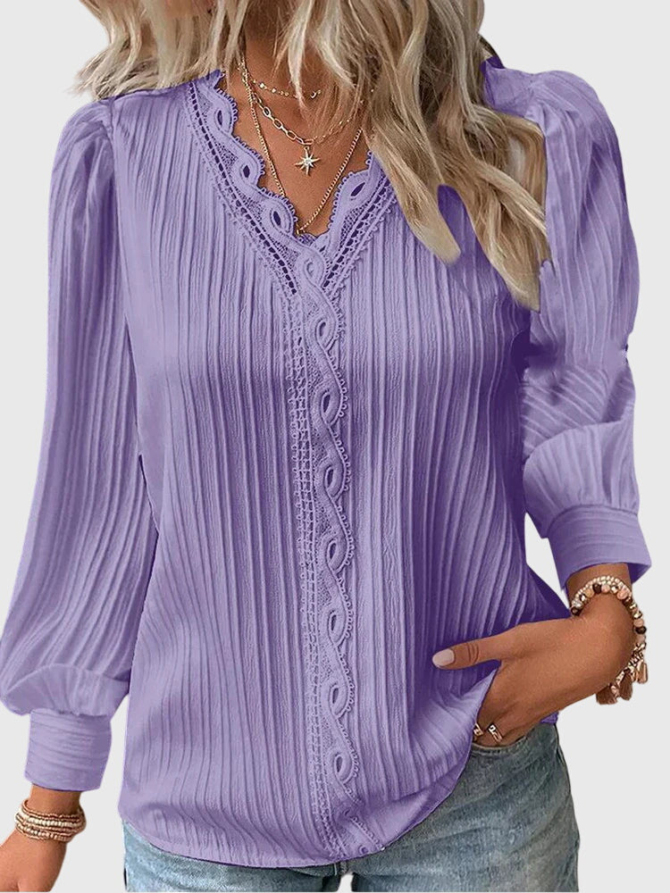Victoria | Elegant Pullover Blouse