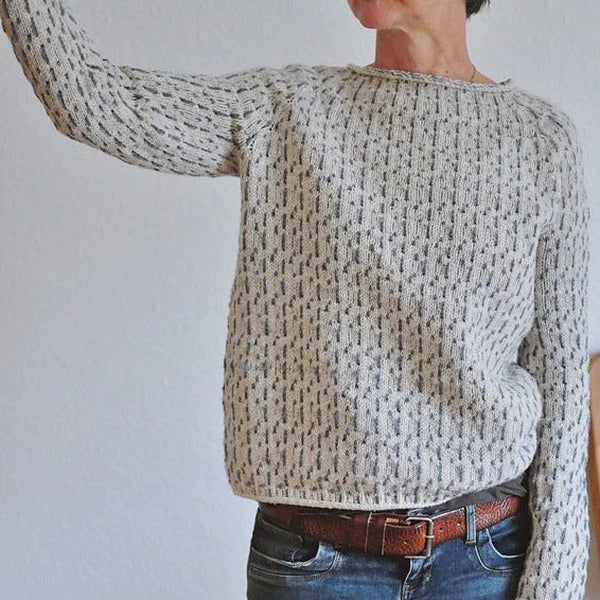 Victoria - Elegant Boat Neck Sweater