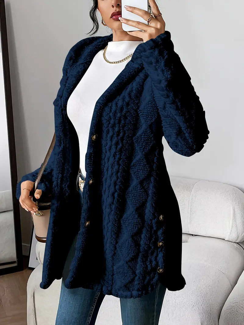 Dana - Cozy Hooded Cardigan