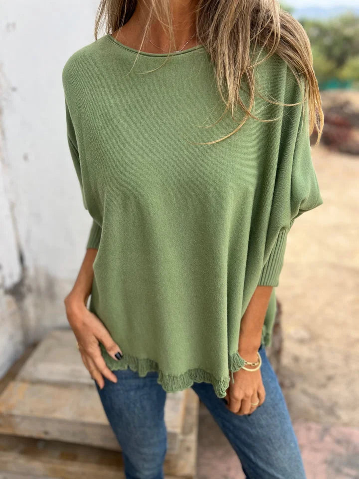 Talia - Versatile Cotton Blend Sweater