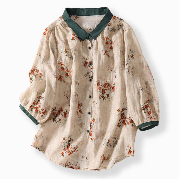 Liora - Elegant Floral Blouse