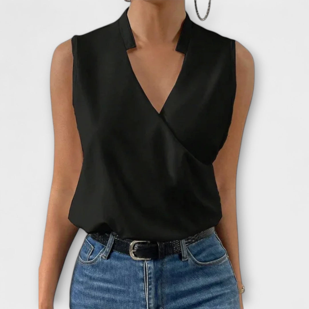 Victoria | Sophisticated V-neck Top