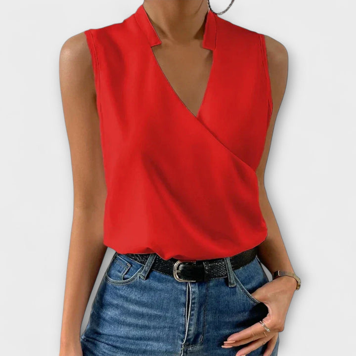 Victoria | Sophisticated V-neck Top