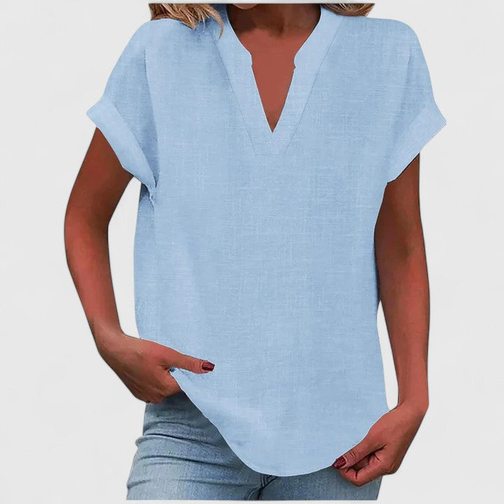 Victoria | Comfortable V-Neck Blouse