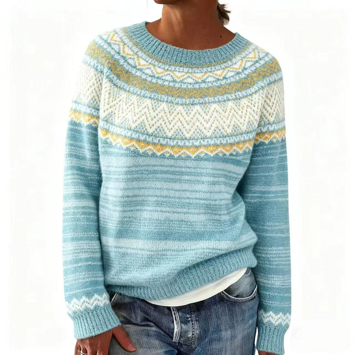 Claire™ | Winter Pattern Sweater