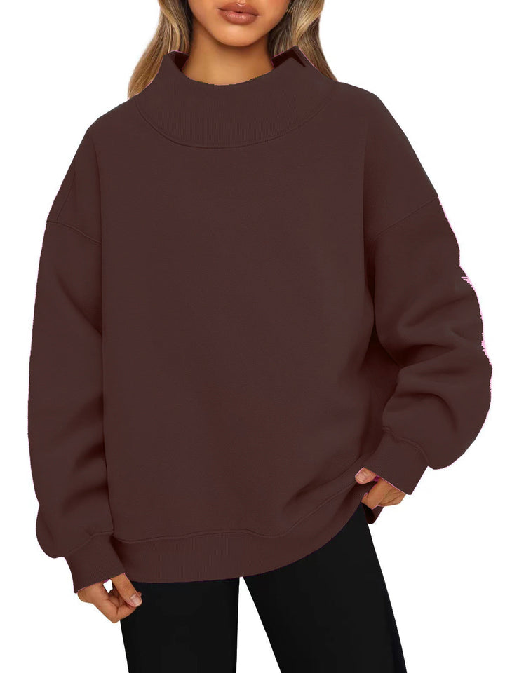 Claire™ | Essential High Collar Sweatshirt