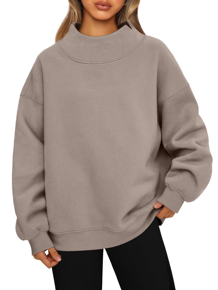 Claire™ | Essential High Collar Sweatshirt