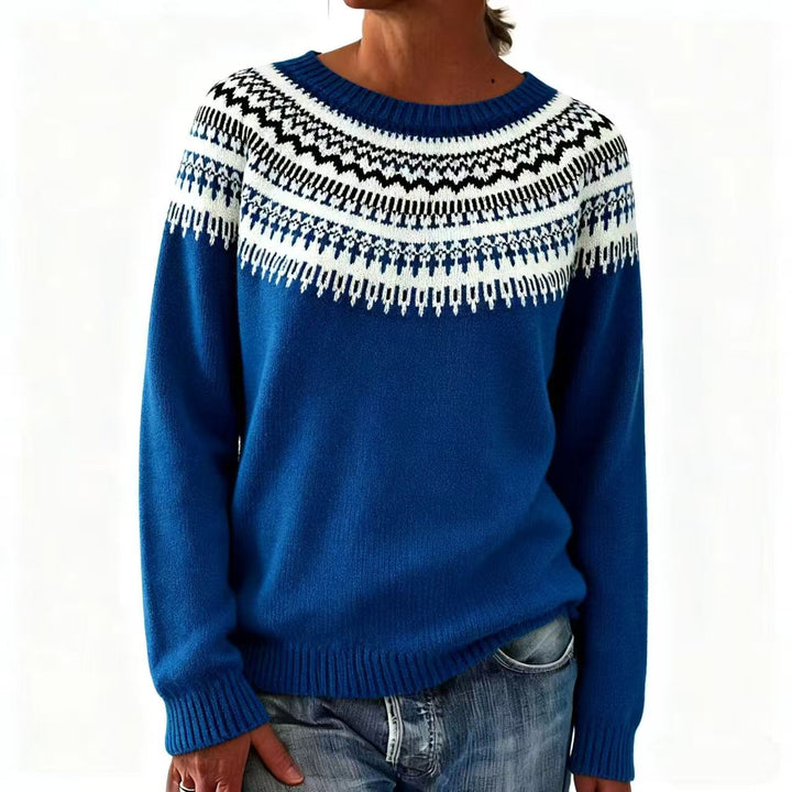 Claire™ | Winter Pattern Sweater