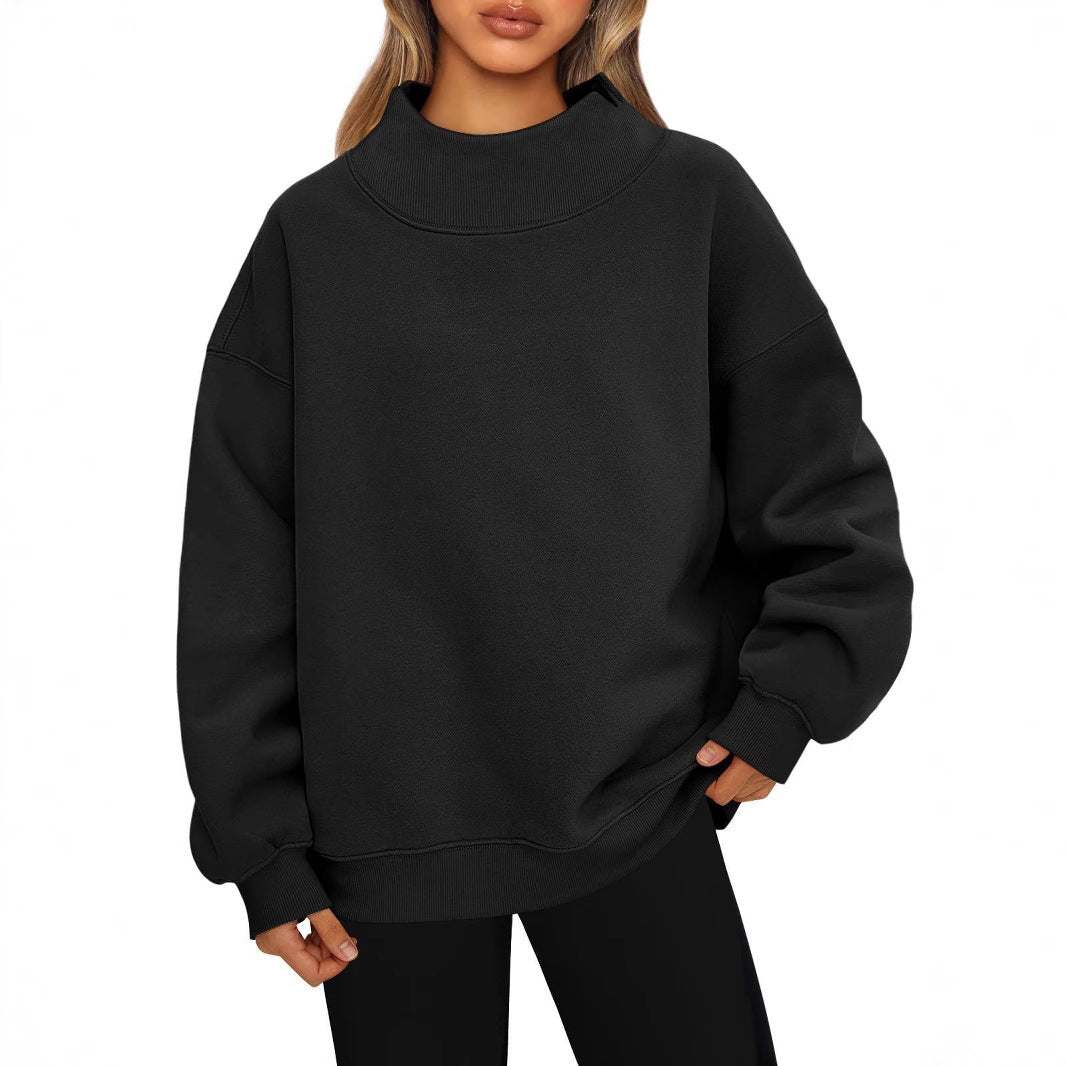 Claire™ | Essential High Collar Sweatshirt