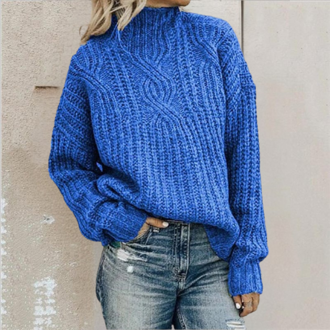 Sofia - Cozy Cable Knit Sweater