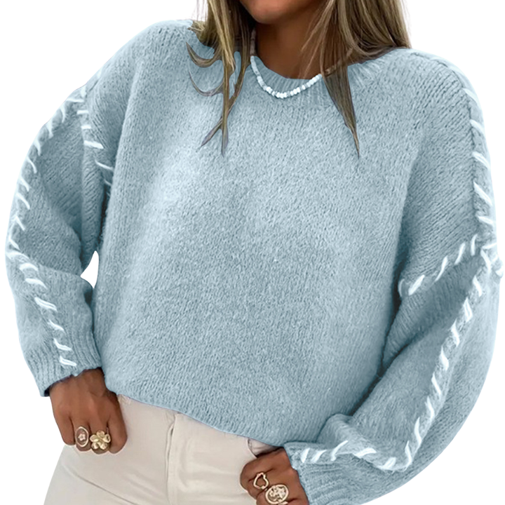Claire™ | Frost Weave Sweater