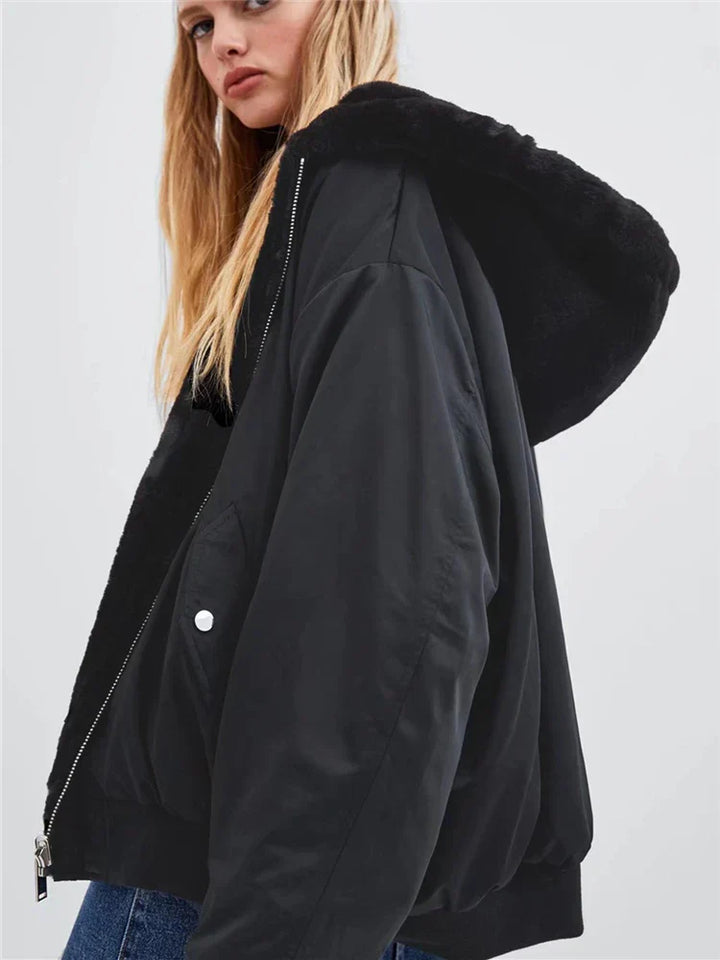 Anne - Reversible Winter Bomber Jacket