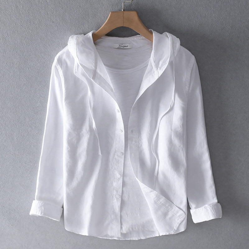 Celest - Casual Spring Hooded Blouse