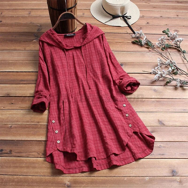 Grandia - Boho Chic Tunic Hoodie