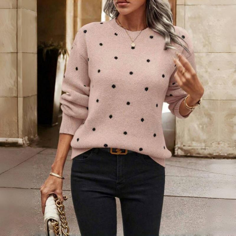 Claire™ | Polka Dot Knitted Sweater