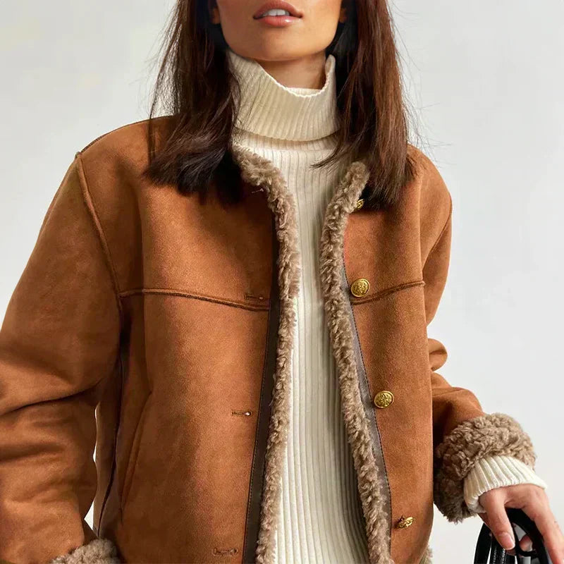 Celena - Luxurious Sheepskin Jacket