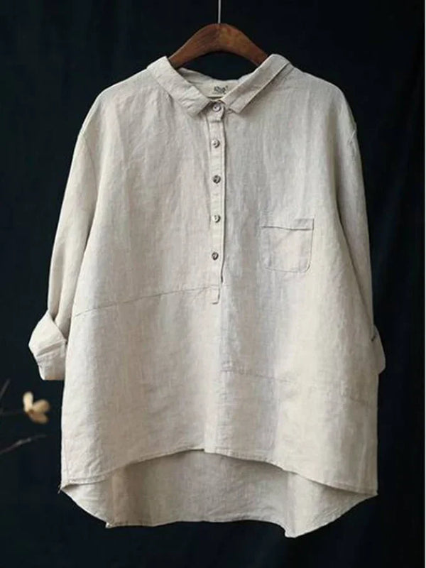 Rhea - Timeless Linen Shirt